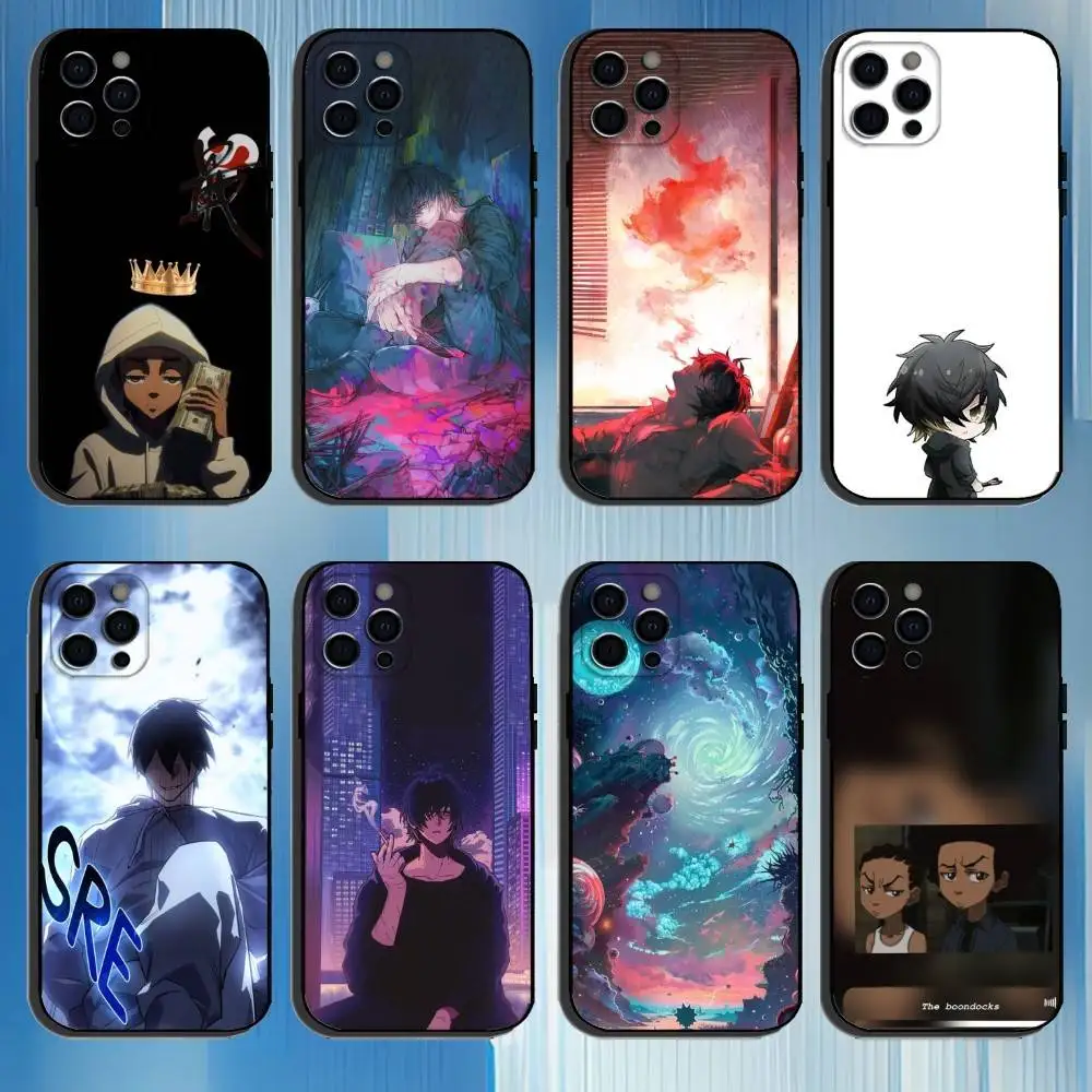 

T-Towa Slow D-Damage Phone Case For iPhone 16,15,14,13,12,11 Plus,Pro Max, Others Soft Black Cover