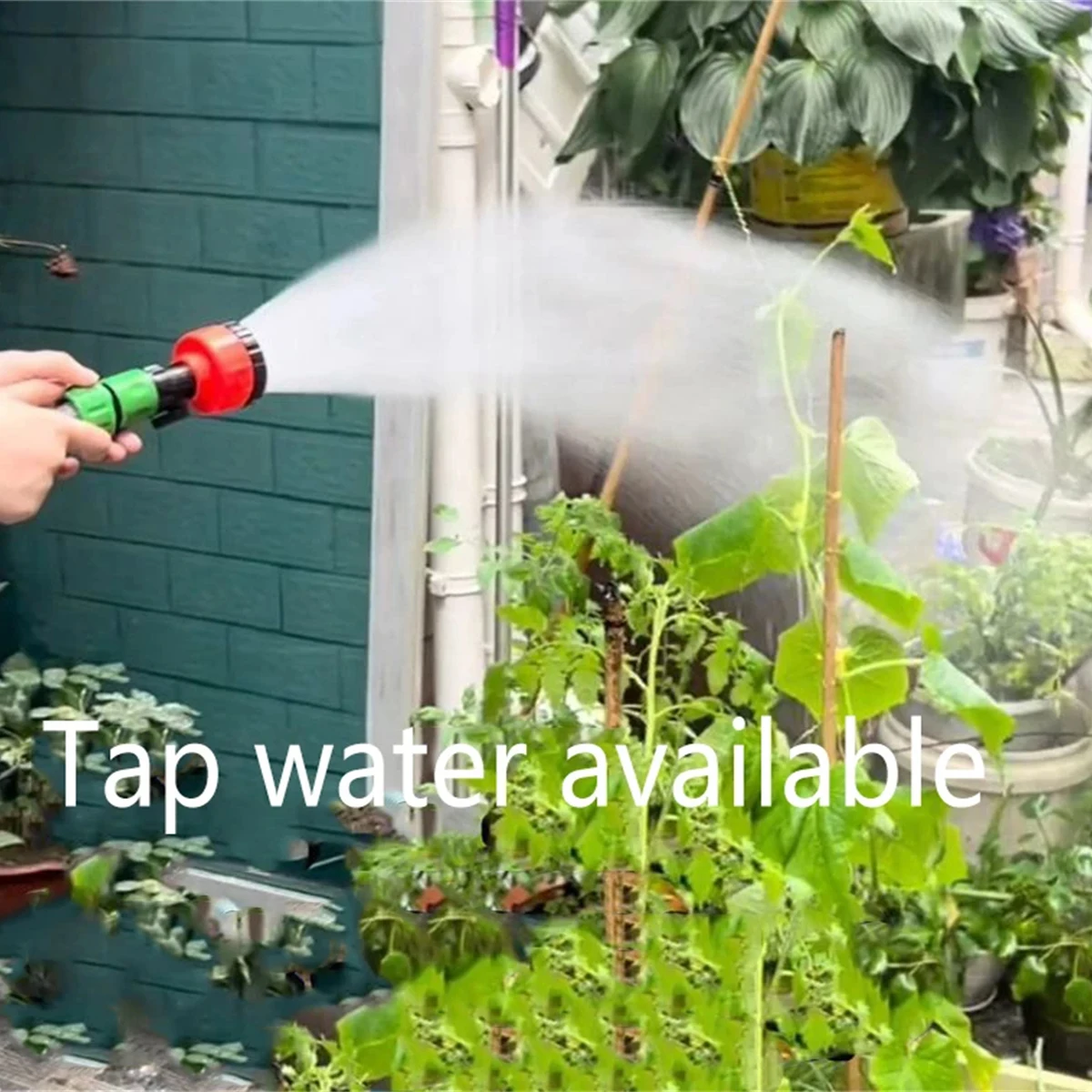 Durable Garden Sprinkler Head 400/1000/2000 Mesh Garden Greenhouse Sprayer Nozzle for 1/2" 3/4" 1" Water Pipe Watering Gun 1Pc