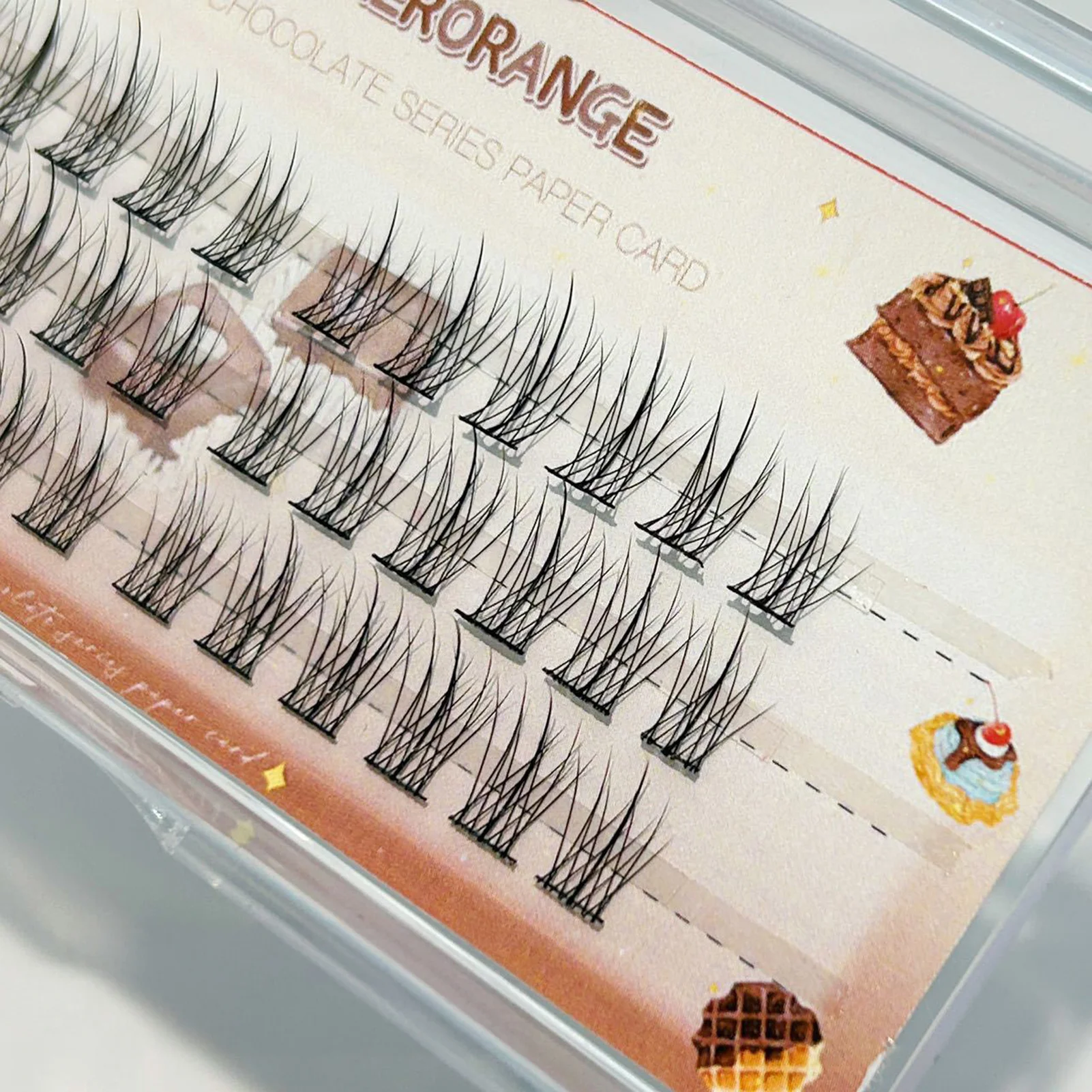 

Натуральные тонкие накладные ресницы в корейском стиле, фластотные индивидуальные кластерные ресницы, ежедневный салон ресниц, косметика, аксессуары для макияжа