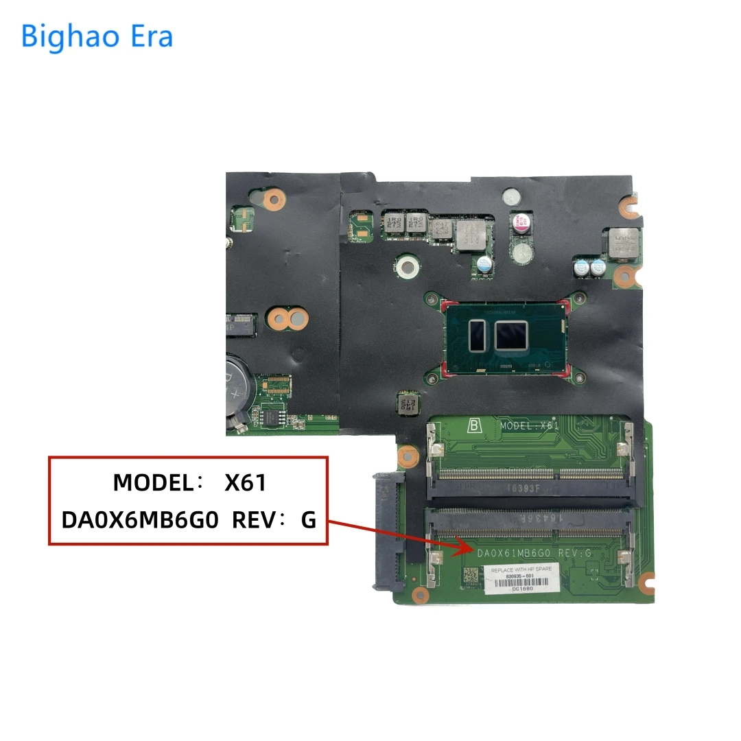 DA0X61MB6G0 For HP ProBook 430 G3 440 G3 Laptop Motherboard With i3-6100U i5-6200U i7-6500U CPU DDR3L SPS：830935-601 830937-601