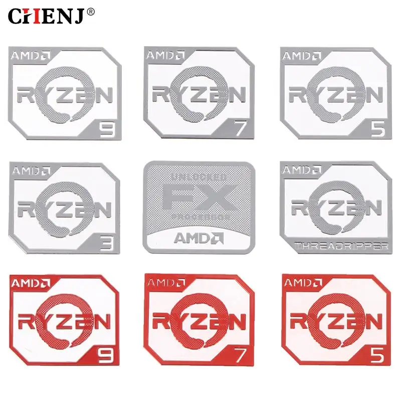 Наклейки для процессоров AMD серии ATHLON Ryzen R9 R7 R5 R3 поколение ярлыки DIY Декор этикетка наклейки аксессуары для ноутбуков