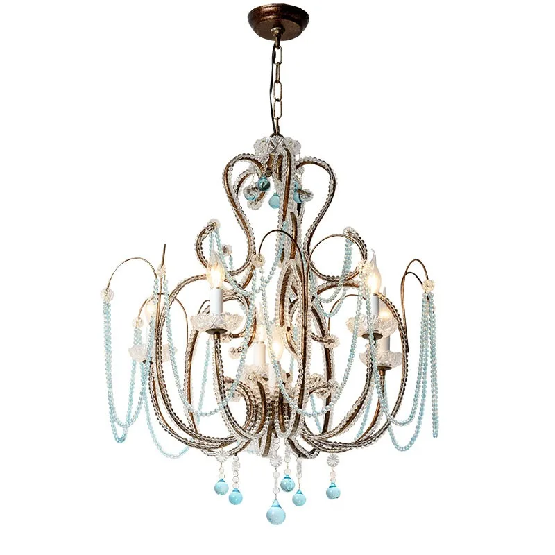 Chandelier living room lamp, retro cafe restaurant lamp y