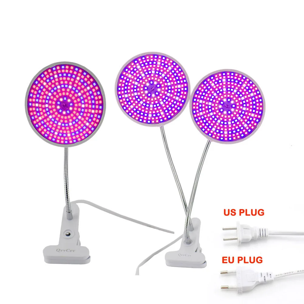 290led LED Plant Grow phyto Lamp Light Bulbs Full spectrum flowers growing lights desk clip holder Indoor greenhouse growbox q1