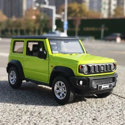 1:24 Suzuki Jimny Alloy Die Cast Toy Car Model Sound and Light Pull Back Children's Toy Collectibles Birthday gift