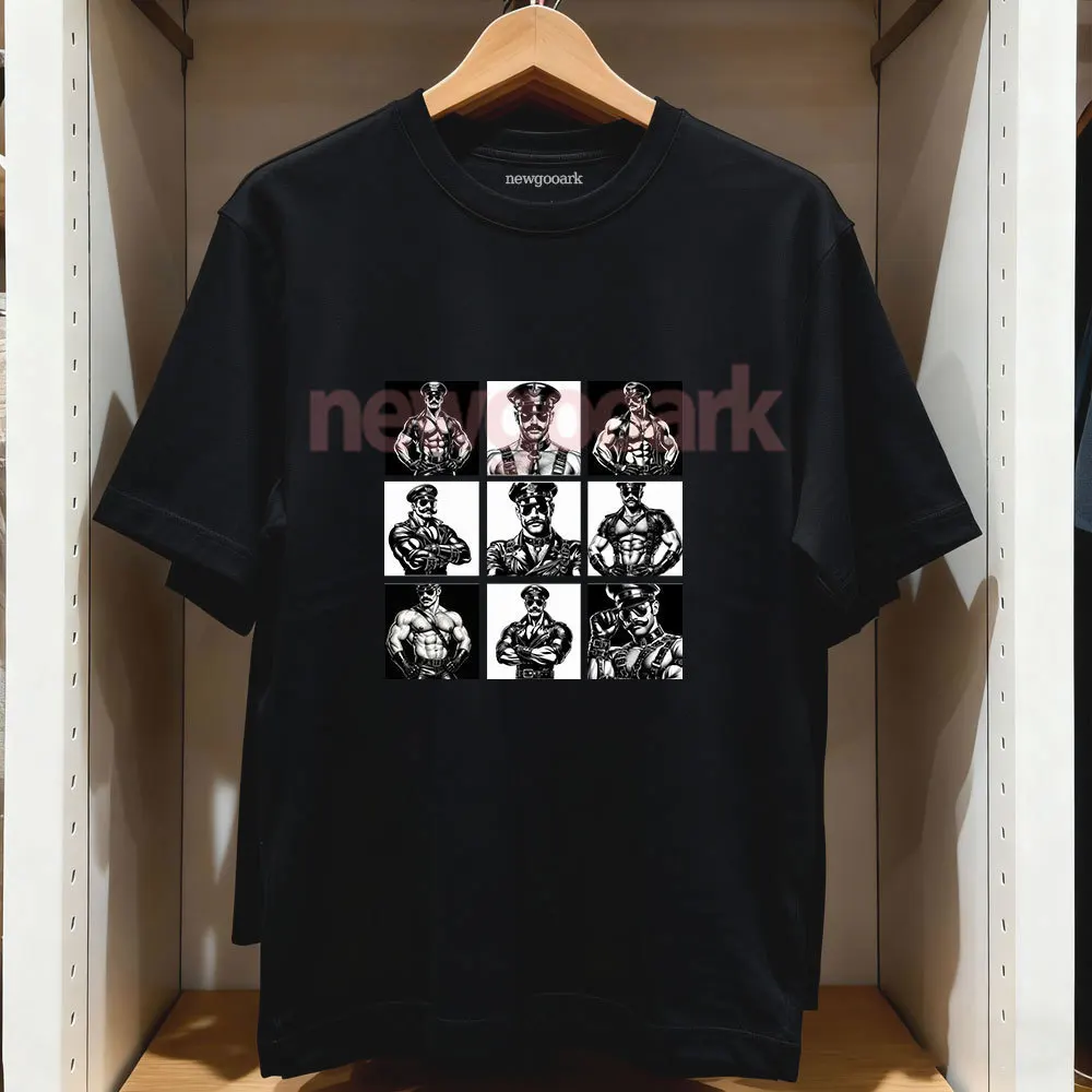 Tom of Finland LGBT Gay Pride T Shirt Woman Man Casual Cotton Graphic T Shirts Creative Streetwear Tee Short-sleev Camisetas view 5