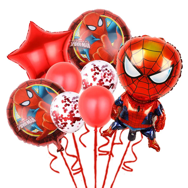 Marvel series animation Avengers balloon birthday party decoration arrangement aluminum film balloon