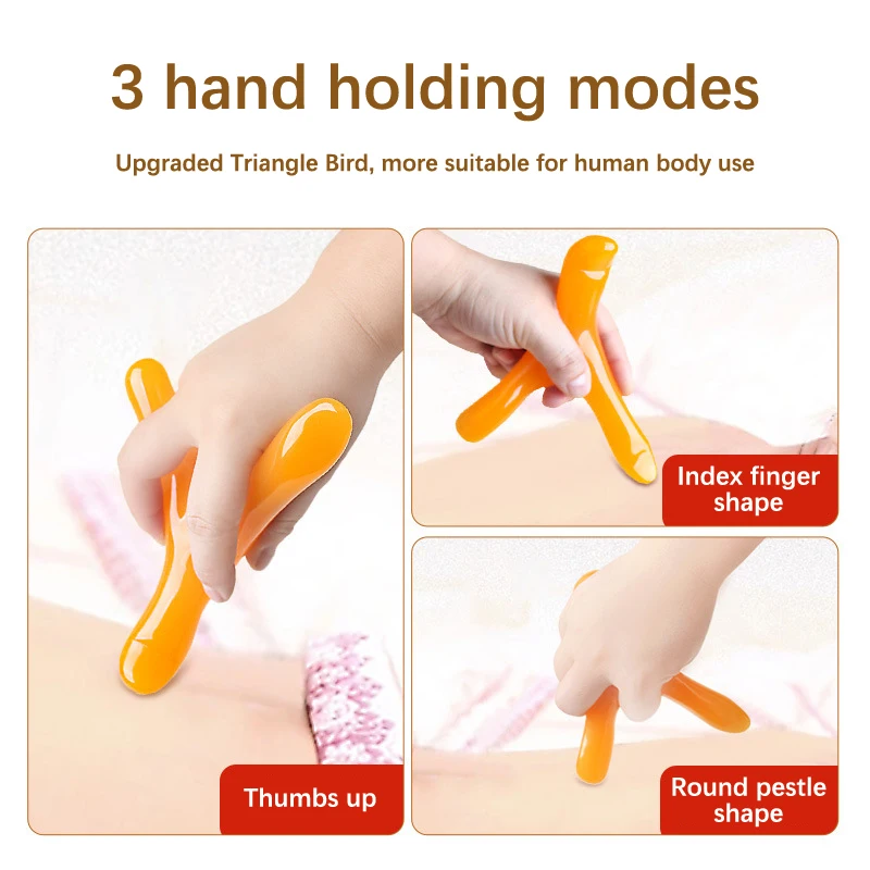 Beeswax Resin Face Lifting Guasha Scraping Massage Facial Tools Massage Plate Reduce Puffiness Nose Lifting Nose Massager