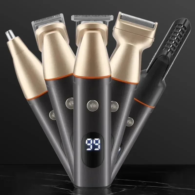 Home Men's Multifunctional Electric Hair Clipper Resuxi LK-881 Waterproof Electric Shaver Nose Hair Trimmer Set