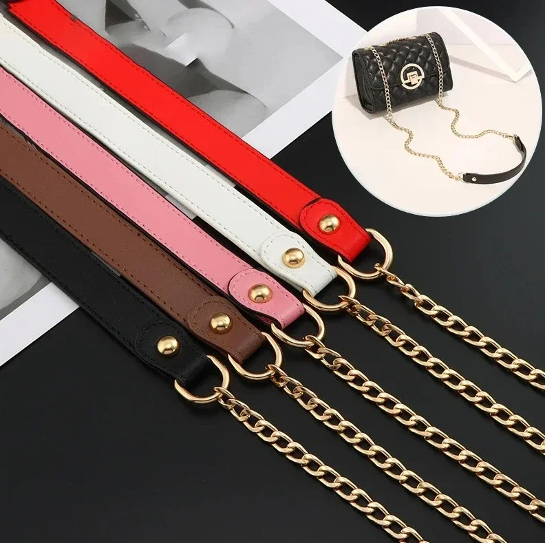 

125cm Women Bag Straps Handbag Crossbody Bag Chains Belt Shoulder Bag Strap Replacement Strap Accessory Part Belt For Bags