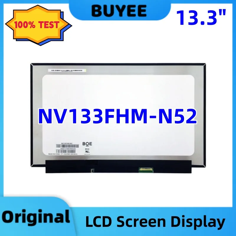 

Genuine 13.3" NV133FHM-N52 NV133FHM N52 1920×1080 FHD 30 Pins LCD Screen Minitor LCD Panel Module Replacement