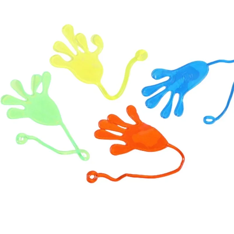 Squishy Toy Slap Hands Palm Toy Elastic Sticky Toy For Kid Gift Party Gags Practical Jokes Elastic Creative Tricky Toys