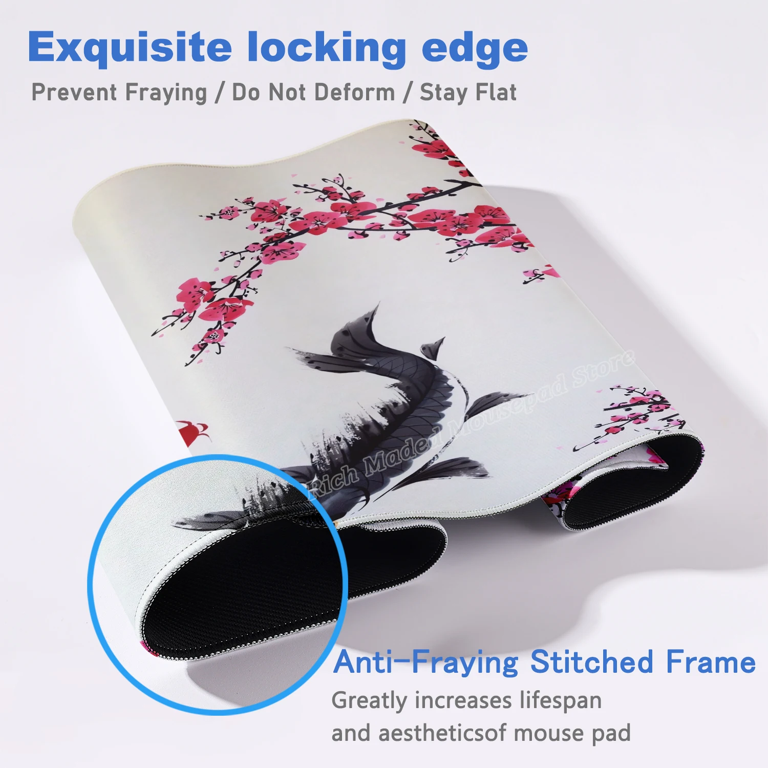 Sakura Japanese Cherry Blossom Mouse Pad Gaming XXL Home Extended Mousepad Large Keyboard pad Office accessories Laptop Mice Pad