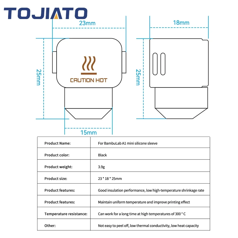 5/10/20 pcs Silicone Socks For Bambu A1/A1 mini Heating Block Kit For Bambulab A1 mini Hotend Heat Insulation Case Cover