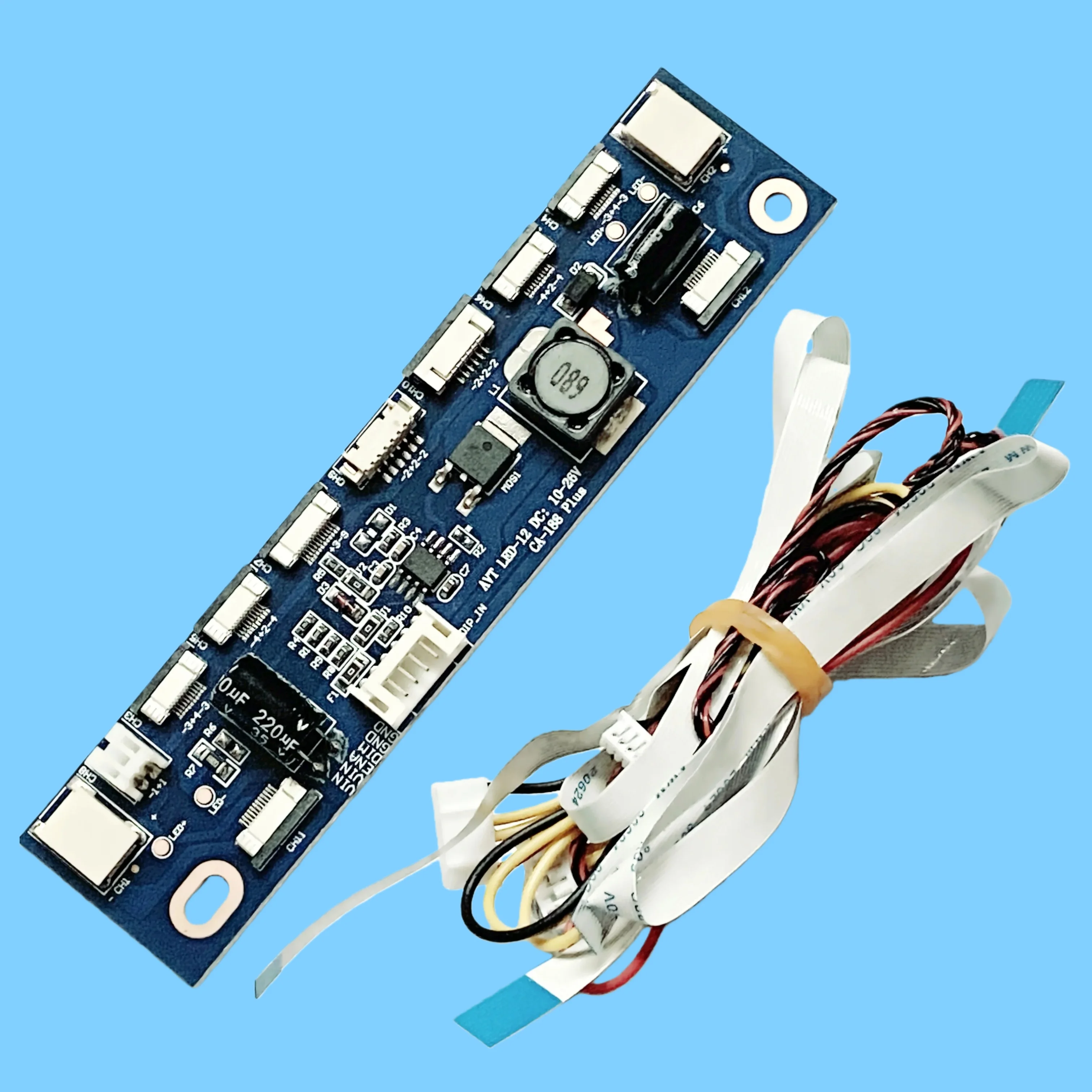 

CA-188 Многофункциональный инвертор для подсветки светодиодной платы постоянного тока, плата драйвера, 12 разъемов, тестер светодиодных лент, стандартный