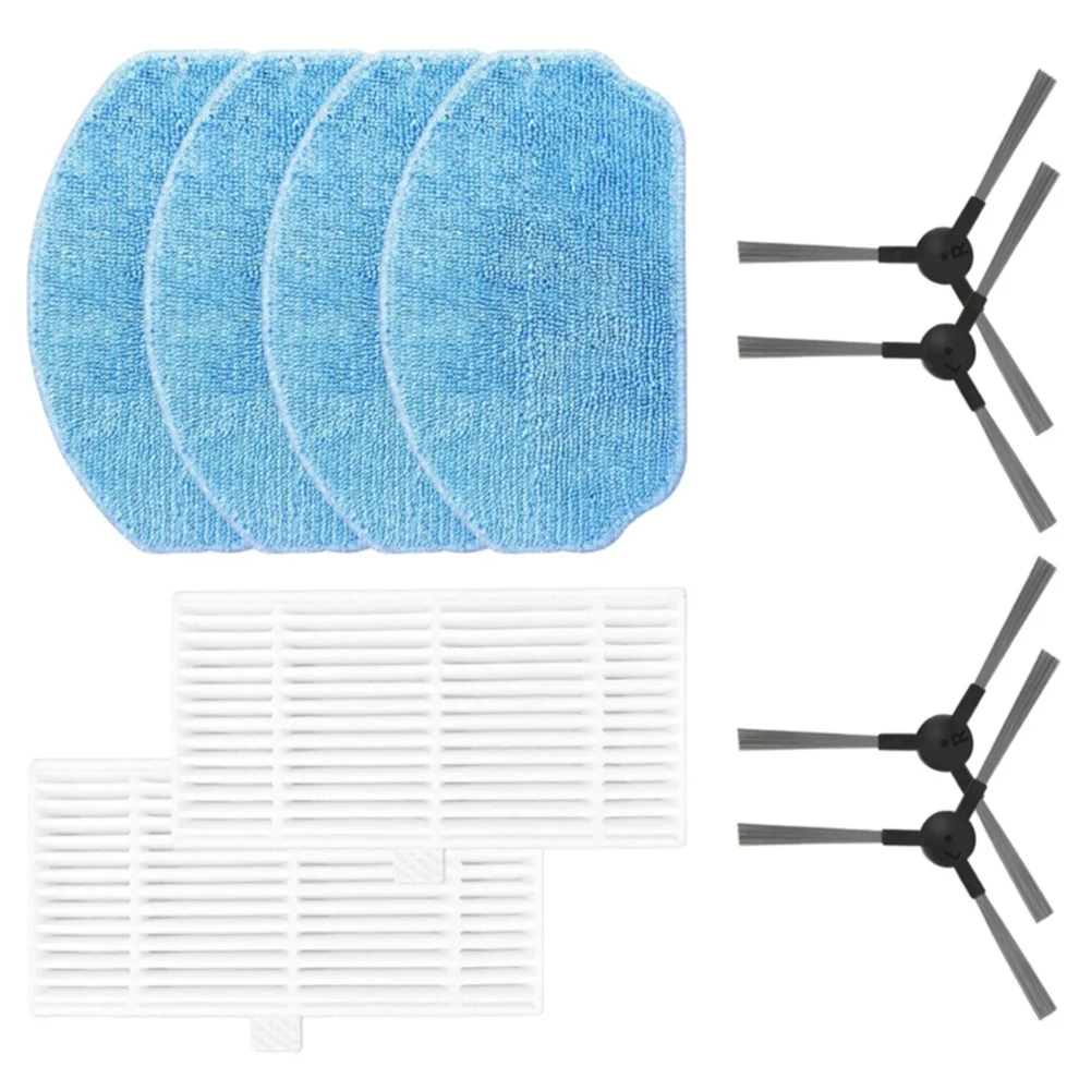 Side Brush Filter Mop Cloth Kit For MIDEA I2A For Conga 999 Robot Vacuum Cleaner Parts Accessories Household Cleaning Tool