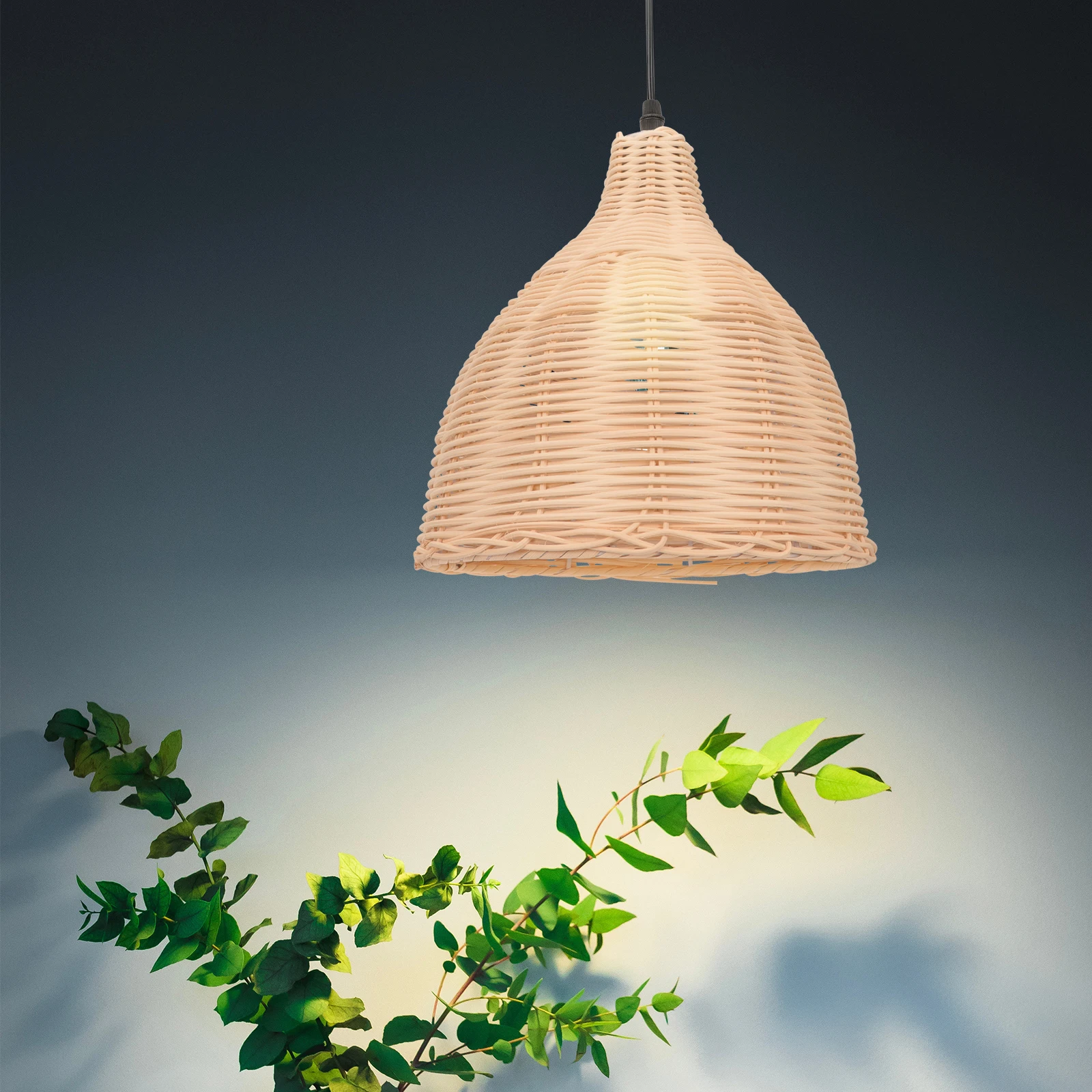 

Rattan Pendant Light Woven Ceiling Lamp Iron Home Decor Hanging Restaurant Bar Hotel Lighting Modern Wood Art Ch