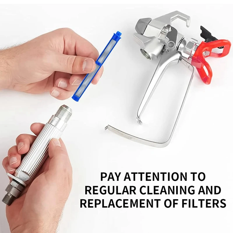 PORK-Filtre pour odorpulvérisateur sans air, 287033 et 287032, Latex 100 Mesh, Latex 60 Mesh, Entrepreneur II et Ftx II