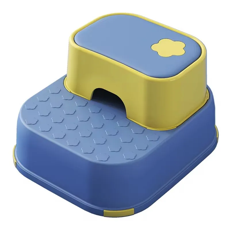 

Children's Footstool Baby Toilet Training 2 Step Stools Wash Face Non-slip Footstool Increase Children's Chair Bench Baby Chairs