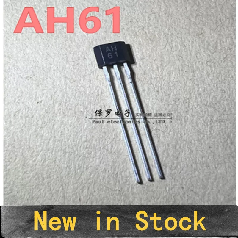 10PCS AH61 High-Sensitivity Bipolar Latching Hall Switch Circuit AH61 Motor Hall Sensor High-Temperature Resistant