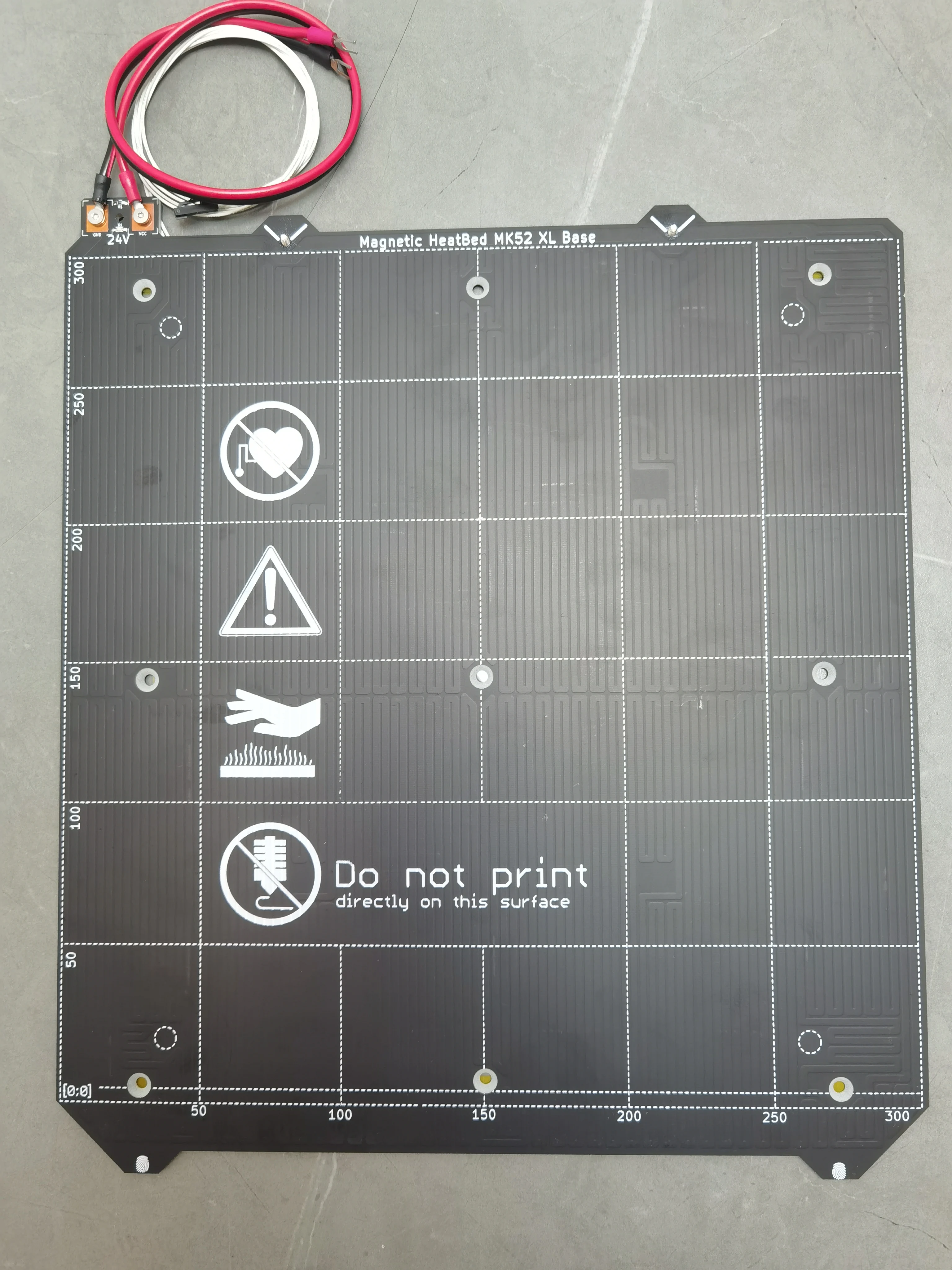 3d Printer Parts Clone Prusa i3 mk3s CM3D XL 3d printer heated bed 300*300mm with Magnetic Heatbed bed 24V /Option