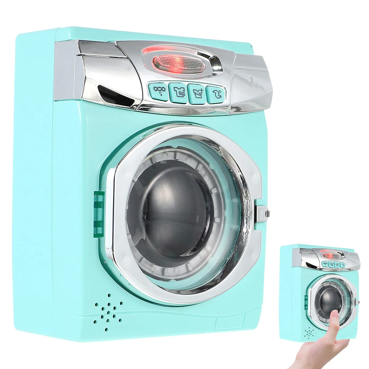 

Baby Simulated Washing Machine Plastic Educational Plaything Without Creative Early Education Gift for Kids Hand-on