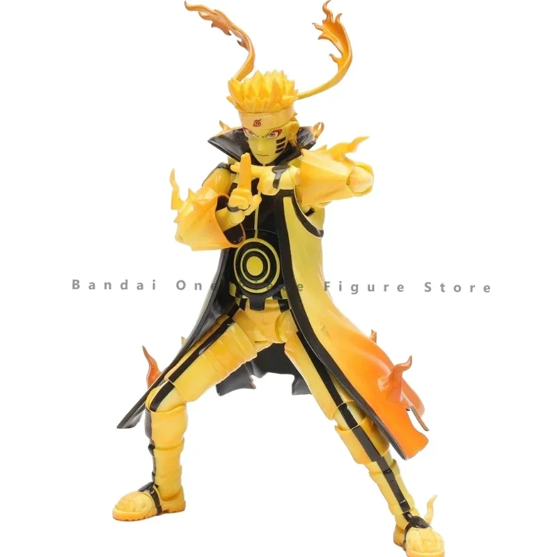 Bandai Naruto SHF Uzumaki figuras de acción originales, animación coleccionista genuino, Hobby Anime regalos para niños, juguetes modelo en Stock