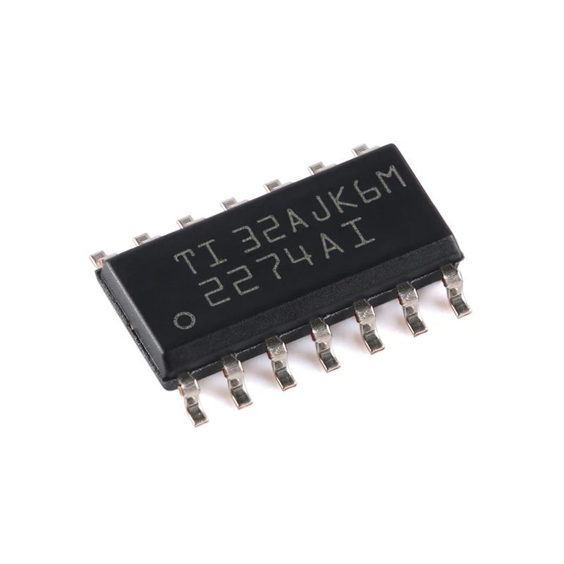 10pcs original genuine patch TLC2274AIDR SOIC-14 rail to rail four-channel operational amplifier chip  