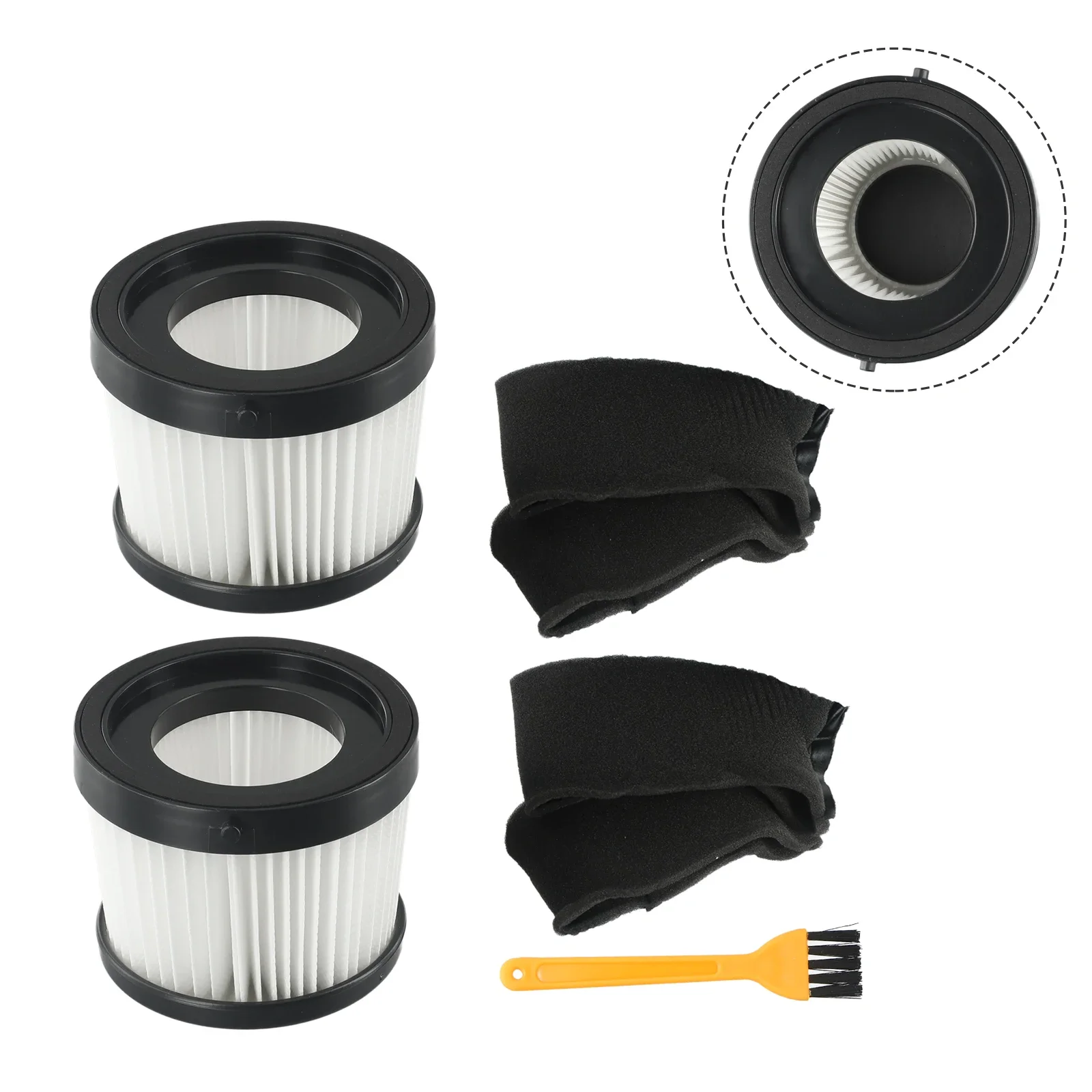 2/4pcs Filter For DCV501HB 20V Cordless Handheld Vacuum Cleaner Foam Sleeve Filters Vacuum Cleaner Washable Filter