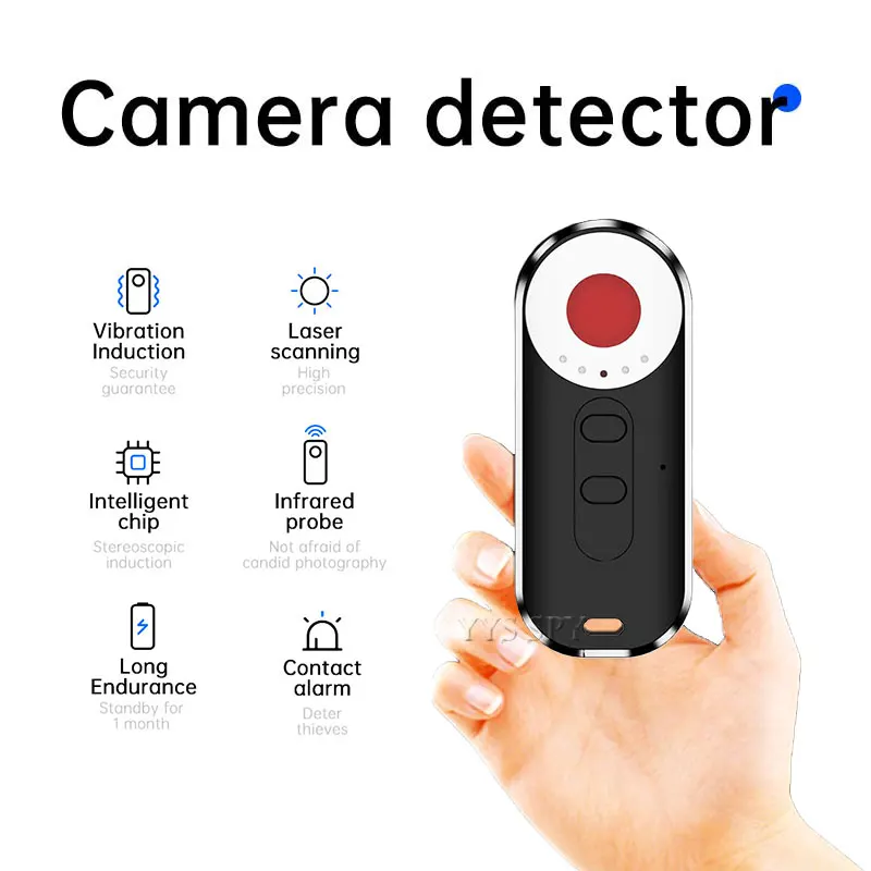 

RF Signal Camera Detector Anti Spy Gadgets Hidden Cam Candid GPS Locator Wireless Covert Gear Audio Bug Finder AK400 Scanner