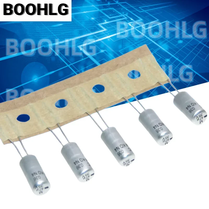 

5PCS MAL203690391E3 47UF 35V Audio Blue Capacitor 35V 47UF 036