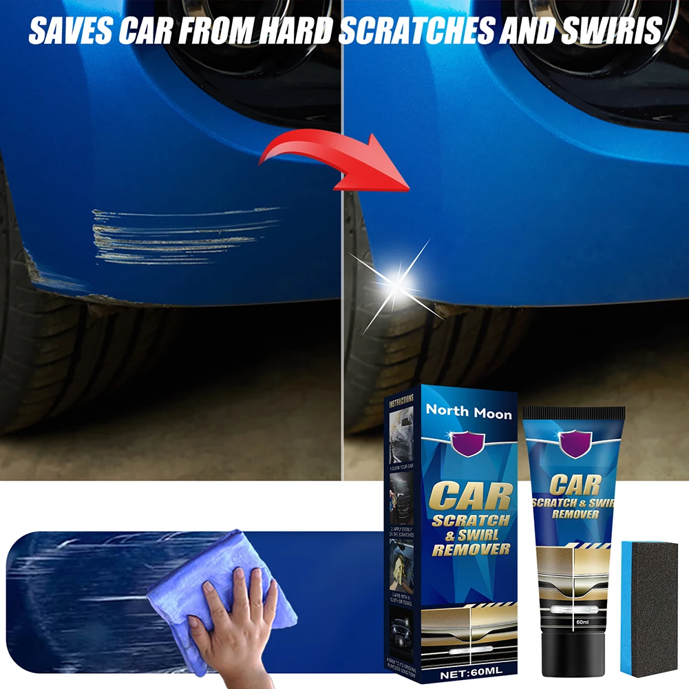 Car Scratch Repair Paste Paint Scratch Swirl Mark Remover Auto Paint Care Maintenance Polishing Wax Cleaning Tool Accessories