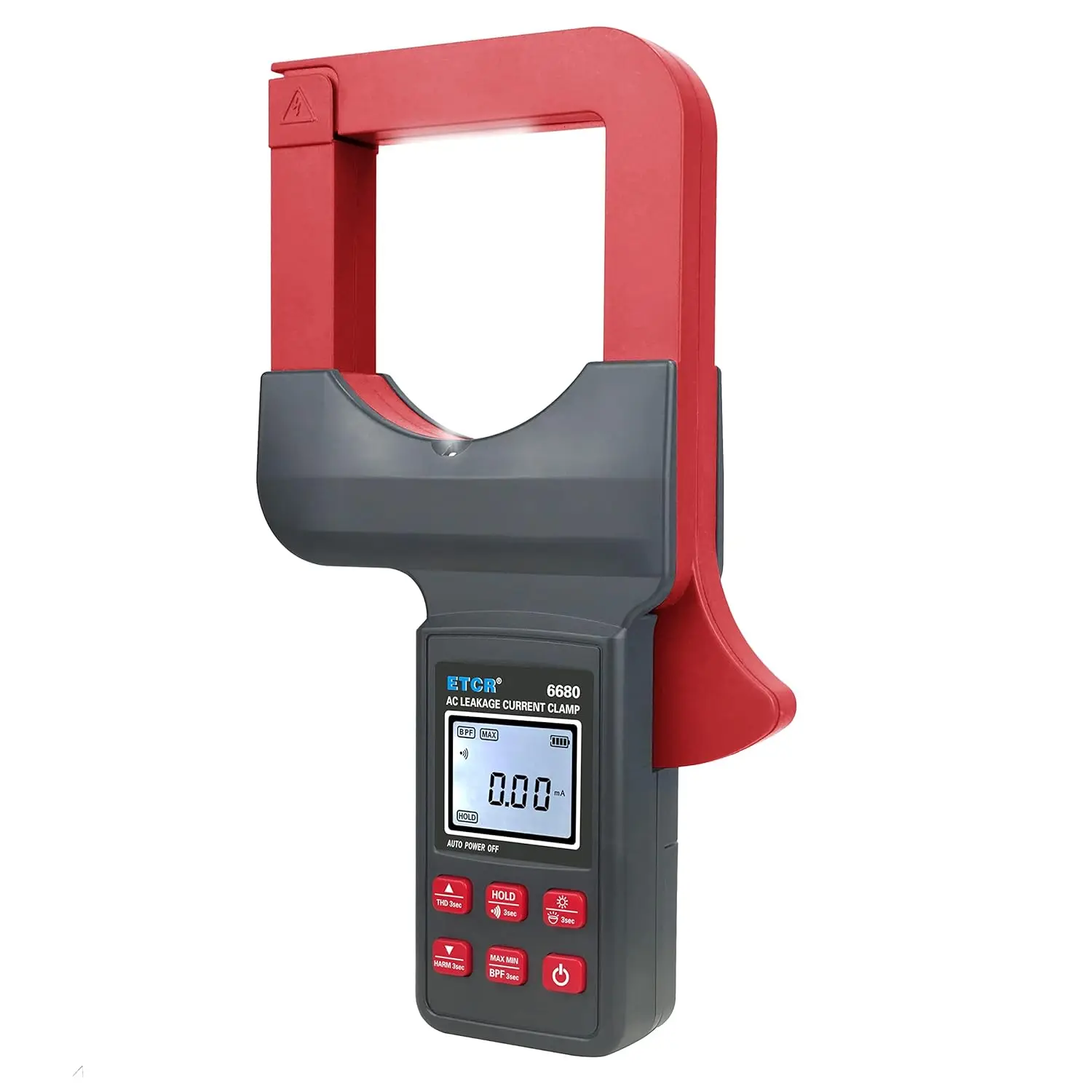 ETCR6640 ETCR6680 Digital High Accuracy Clamp Leaker AC Current Leakage Meter High Accuracy Lithium Battery Blue-tooth