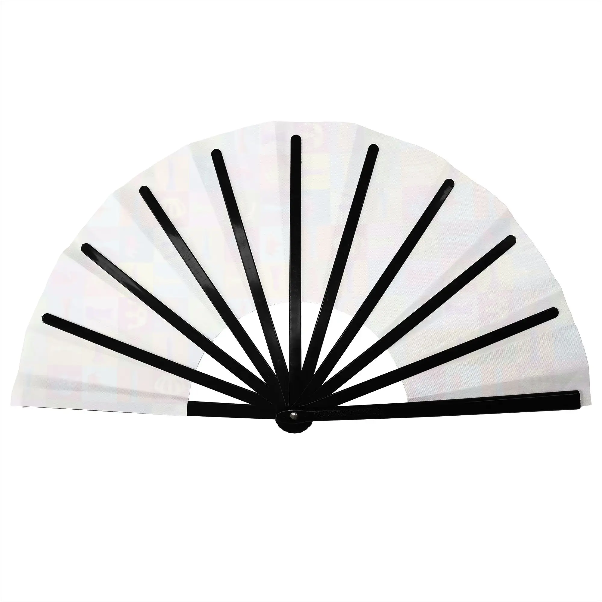 Chess Lover   Stylish Hand Fan  Men Chessboard Game Printed Polyester Fan Vintage For Wedding Party Gift