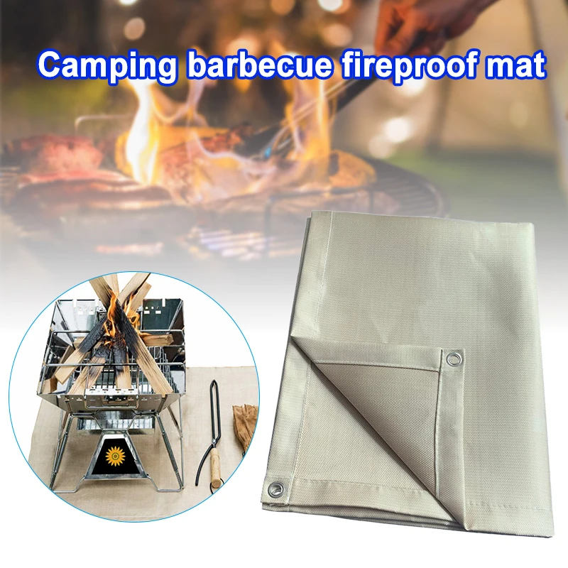 Fire Retardant Blanket Welding Blanket Fireproof Thermals Resistant Convenience For BBQ or Welding Protective Equipment TB