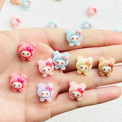 30 Pcs New Cute Mini Resin Cartoon Animal Kitten Series Flatback Ornament Jewelry Making Manicure Hairwear Accessories A128