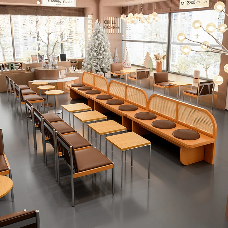 M series coffee shop, milk tea shop, dessert , table and chair combination, card seat, sofa bookstore, rest area, negotiation.