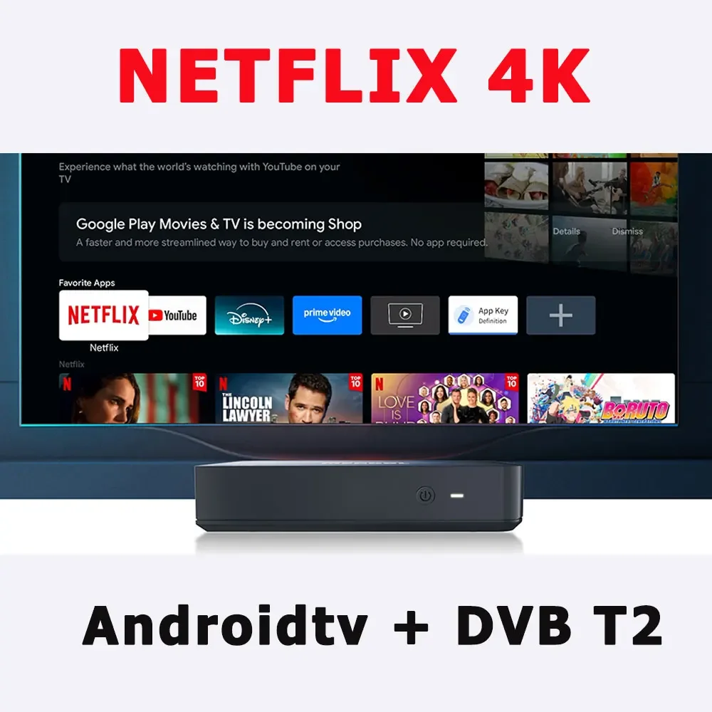 กล่องทีวี Android 2024 MECOOL KT2 DVB-T2 สมาร์ททีวี ไอพีทีวี ทีวีบ็อกซ์ Amlogic S905Y4 Chromecast 2GB 32GB 4K Android 12 14 คอนโซลแบบพกพา