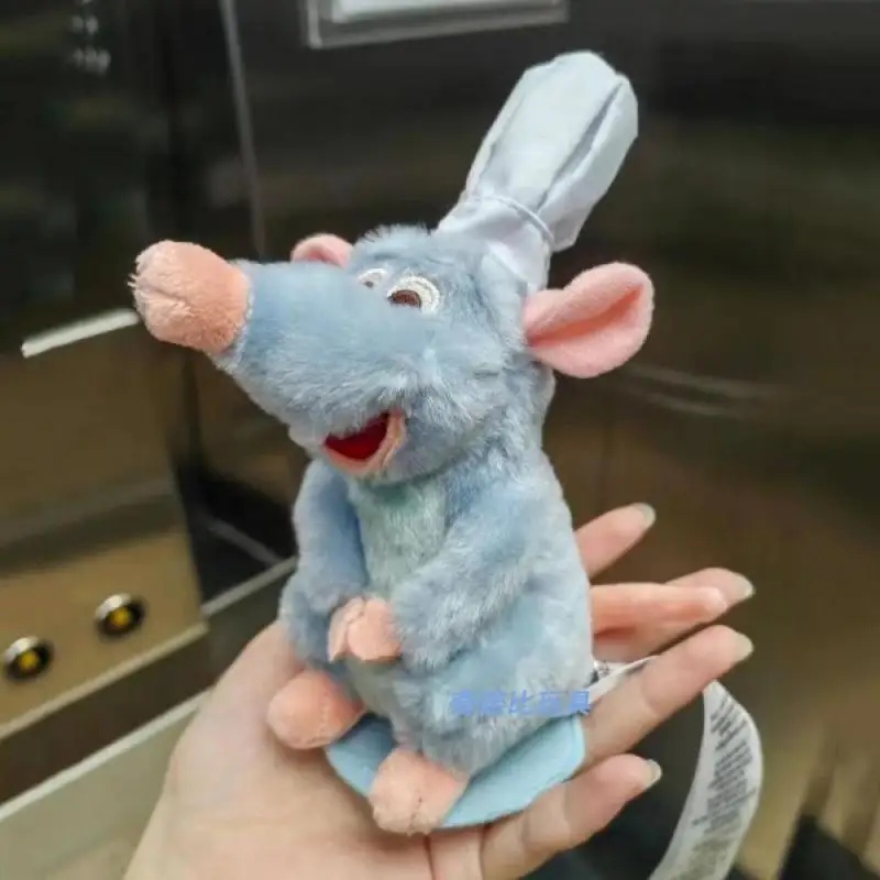 Cute Mouse Cartoon Ratatouille Chef Remy Magnetic Shoulder Plush Toy Children' Gifts Kawaii Plush Stuff Toy Girlfriend Xmas Gift