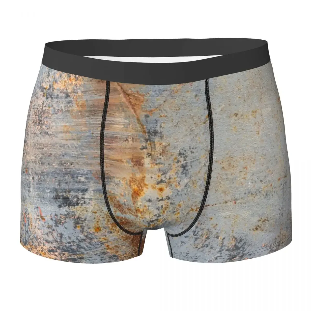 Boxer Underpants Shorts Burn Blue Rust Panties Men's Comfortable Underwear for Homme Man Boyfriend Gifts