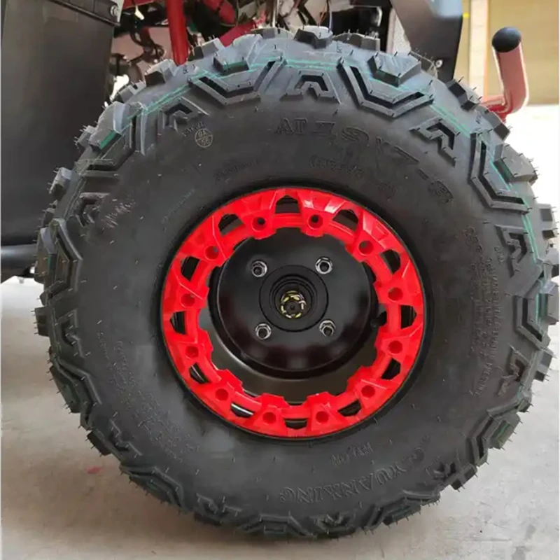 Universal 8 Inch ATV Wheel Decoration Decor Rim Cap Plastic Cover For ATV Go Kart Buggy Quad Bike 4 Wheeler Vehicle Accessories