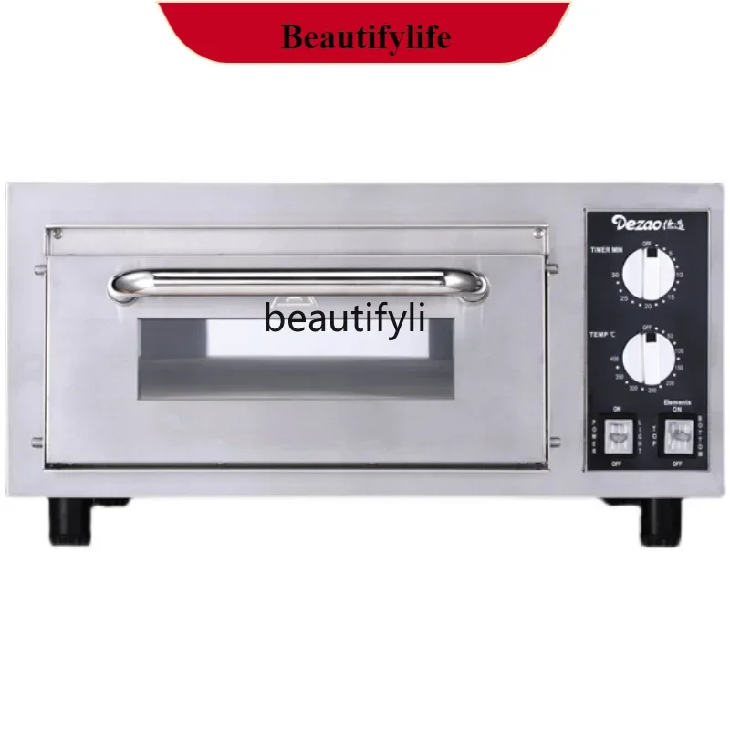 

E132 Electric Oven Commercial Large-Capacity Single-Layer Oven Roast Machine Multi-Functional Pizza Machine Egg Tart Pancake