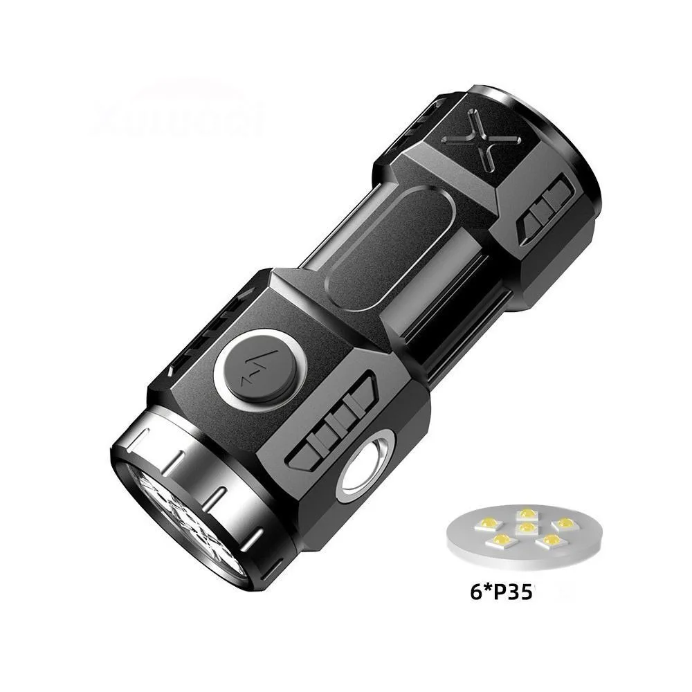 New Waterproof Small Torch Super Bright Hat Clip Light Portable Flashlight Fishing