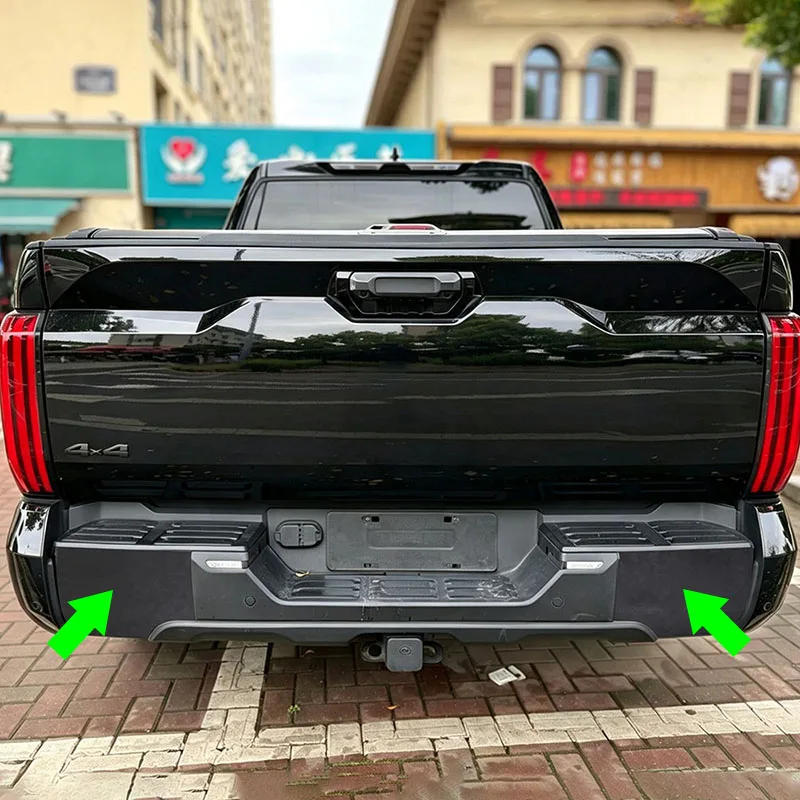 For Toyota Tundra 2022-2026 Colorful Rear Trunk Bottom Accent Bumper Plate Panel Decorative Cover Trim Car Styling