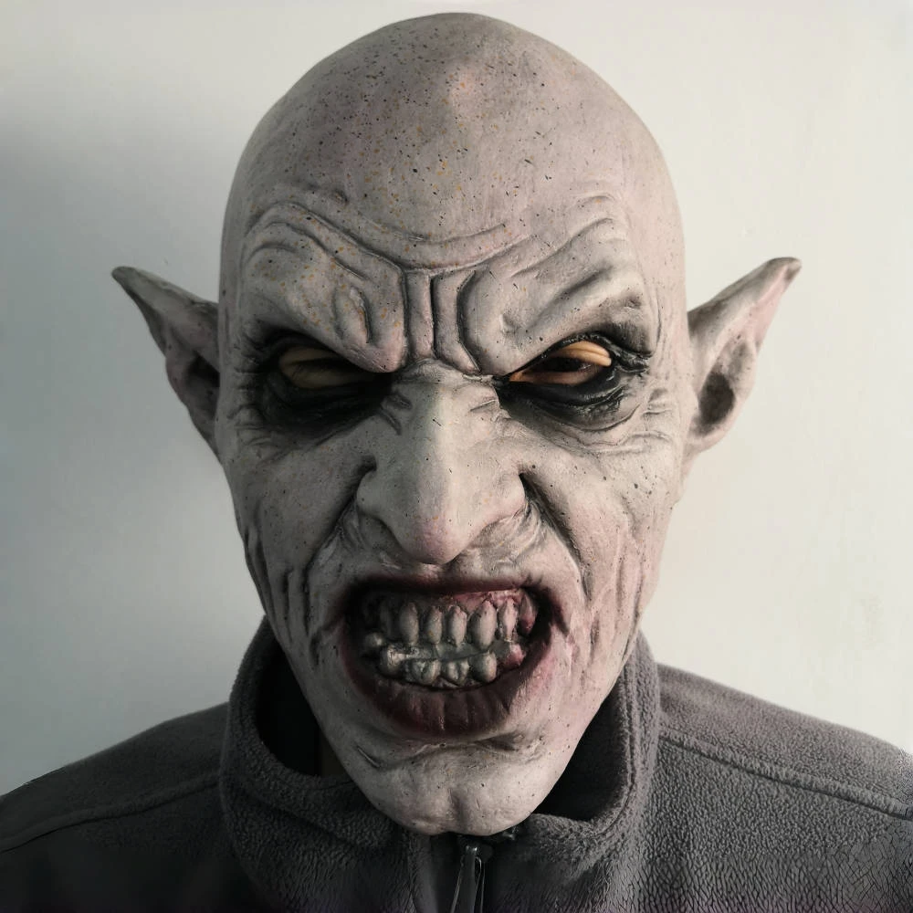 Transylvania Vampir Maske Film Cosplay Horror Vampir Dracula Latex Maske Halloween Partys Spukhaus Streich Zubehör
