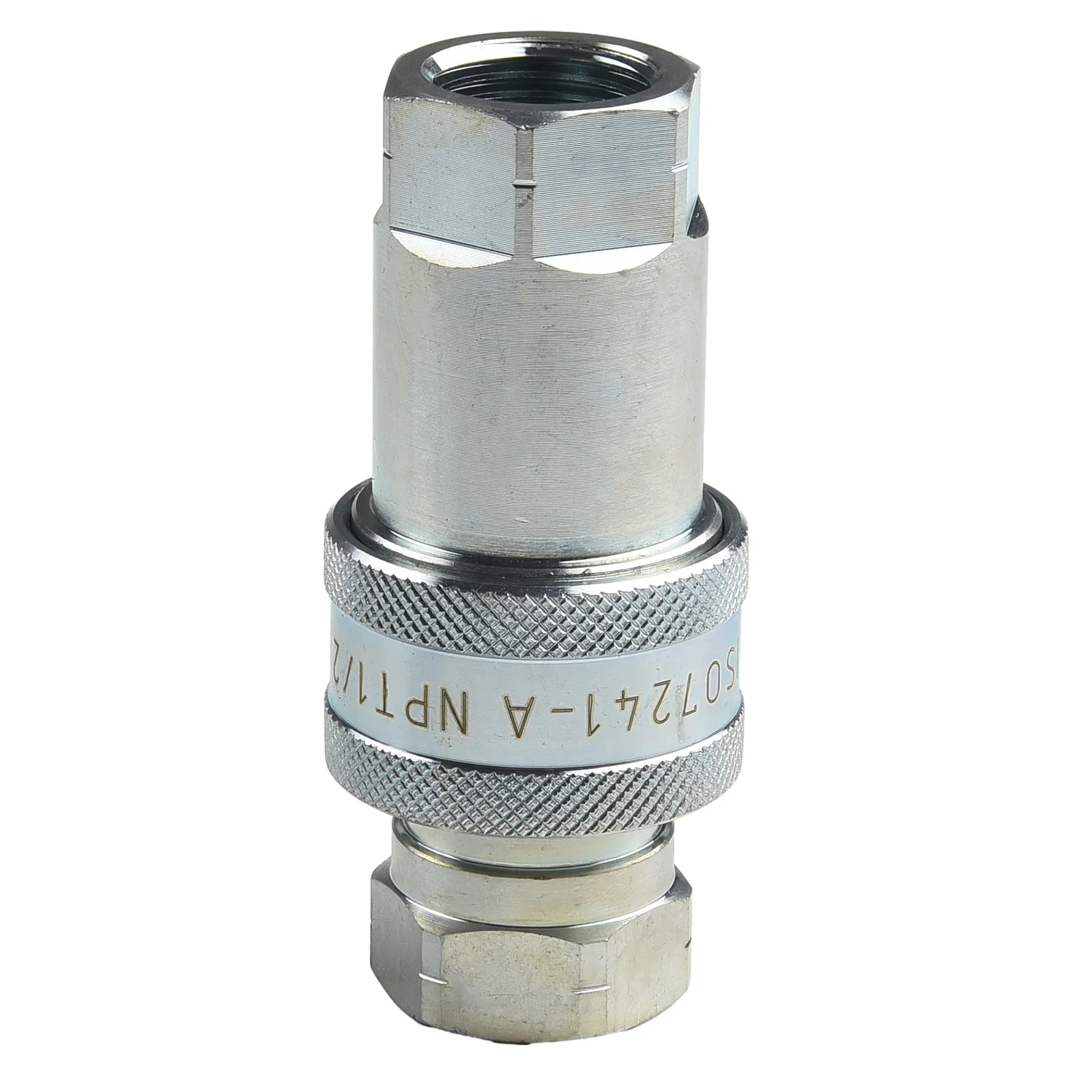 1pc Quick Release Fitting NPT ISO A Hydraulic Coupling Connector 1/4-3/4'' Carbon Steel Quick Change Interface Connecting Parts