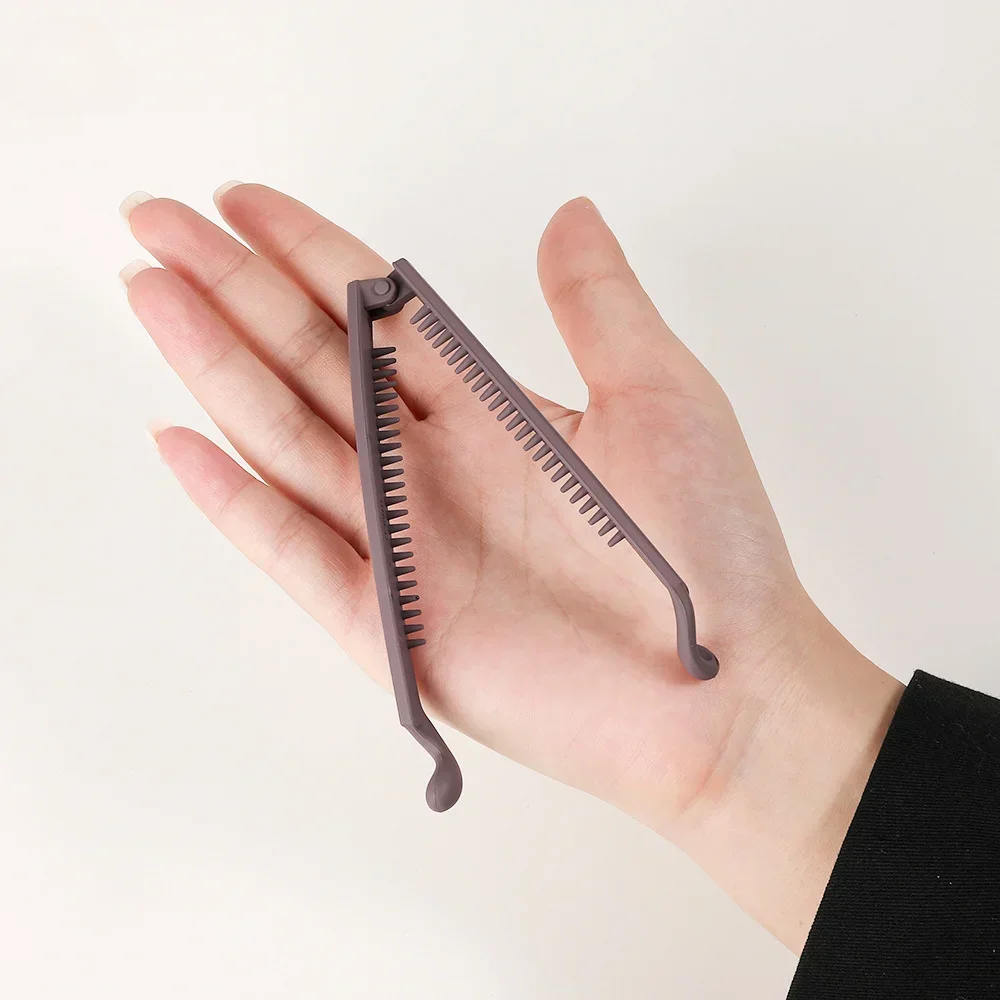Frosted Ponytail Banana Clip Solid Color Korean Fashion Ponytail Holder Hairpin Clamp Grip Barrettes Hair Styling Accessories