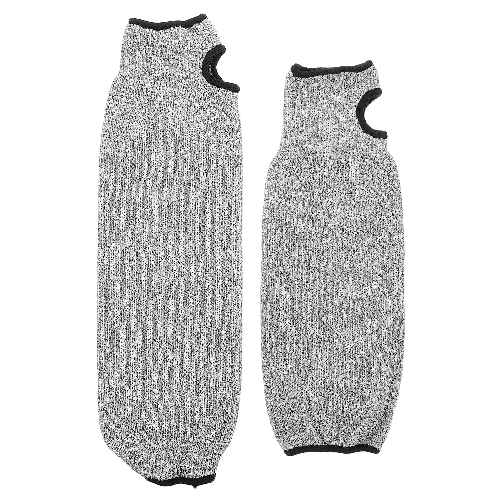 

2Pcs Cut Resistant Protective Arm Sleeves Thumb Hole Cut Proof Forearm Guards for Gardening Welding Industrial Work
