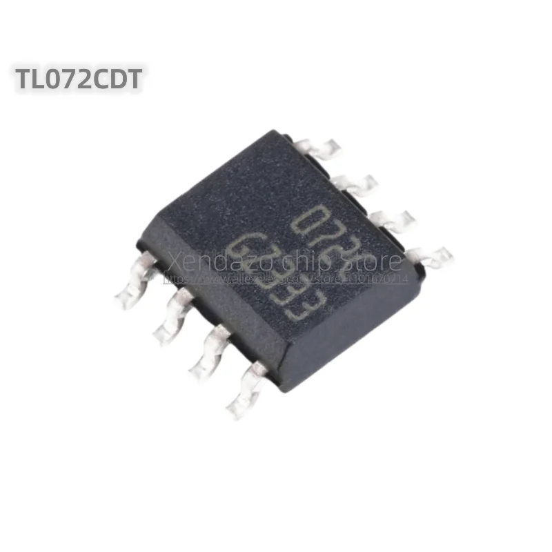 5pcs/lot TL072CDT TL072C 072C SOP-8 package Original genuine Dual operational amplifier chip