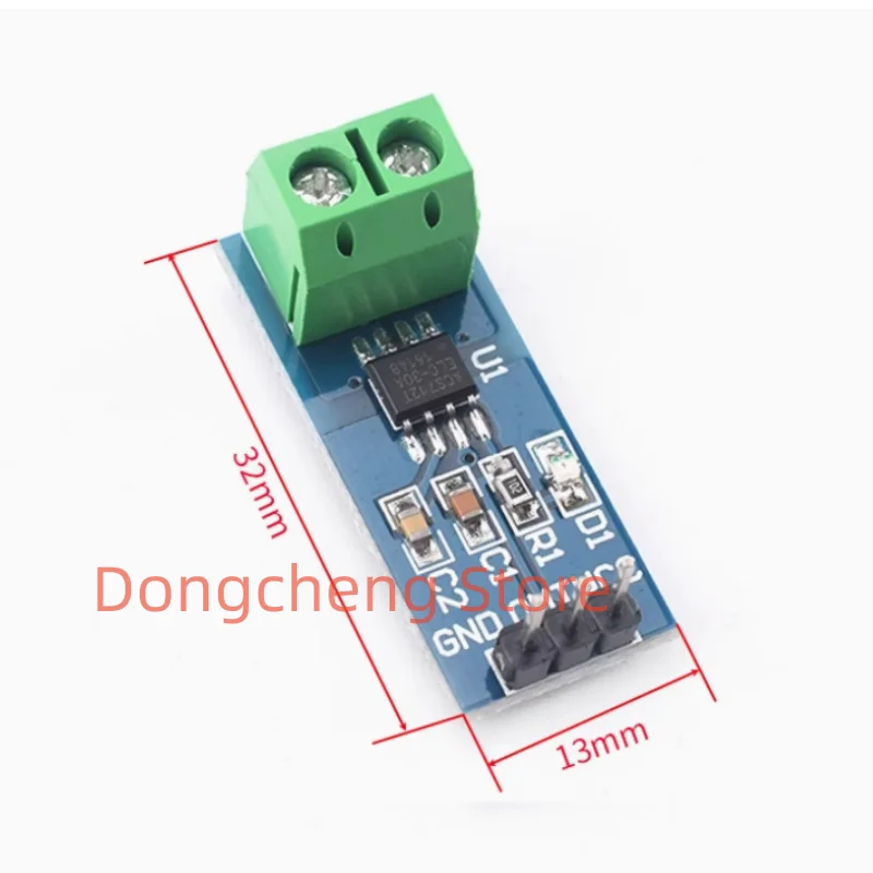 1-5pcs/lot ACS712 5A 20A 30A Range Hall Current Sensor Module ACS712 Sensors Module For Arduino DIY Electronic Kit