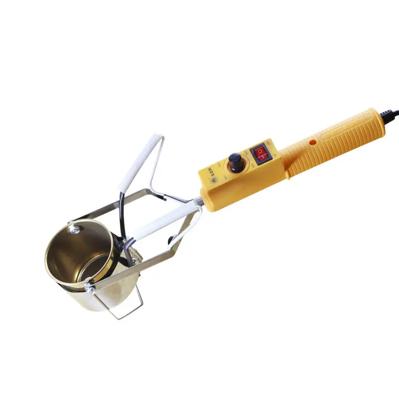 Hot melt adhesive stove handmade aromatherapy candle DIY tool set fire paint seal batik melted wax electric heating pot